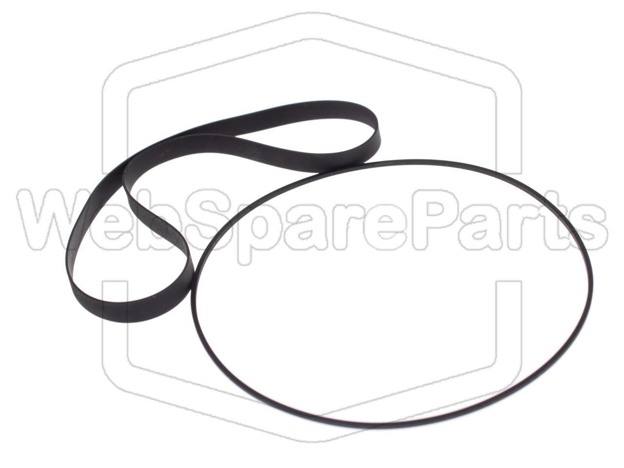 Kit Courroies Pour Platine Cassette Akai GX-F60R