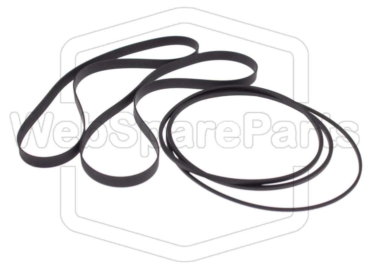 Kit Courroies Pour Platine Cassette Hitachi D-W700