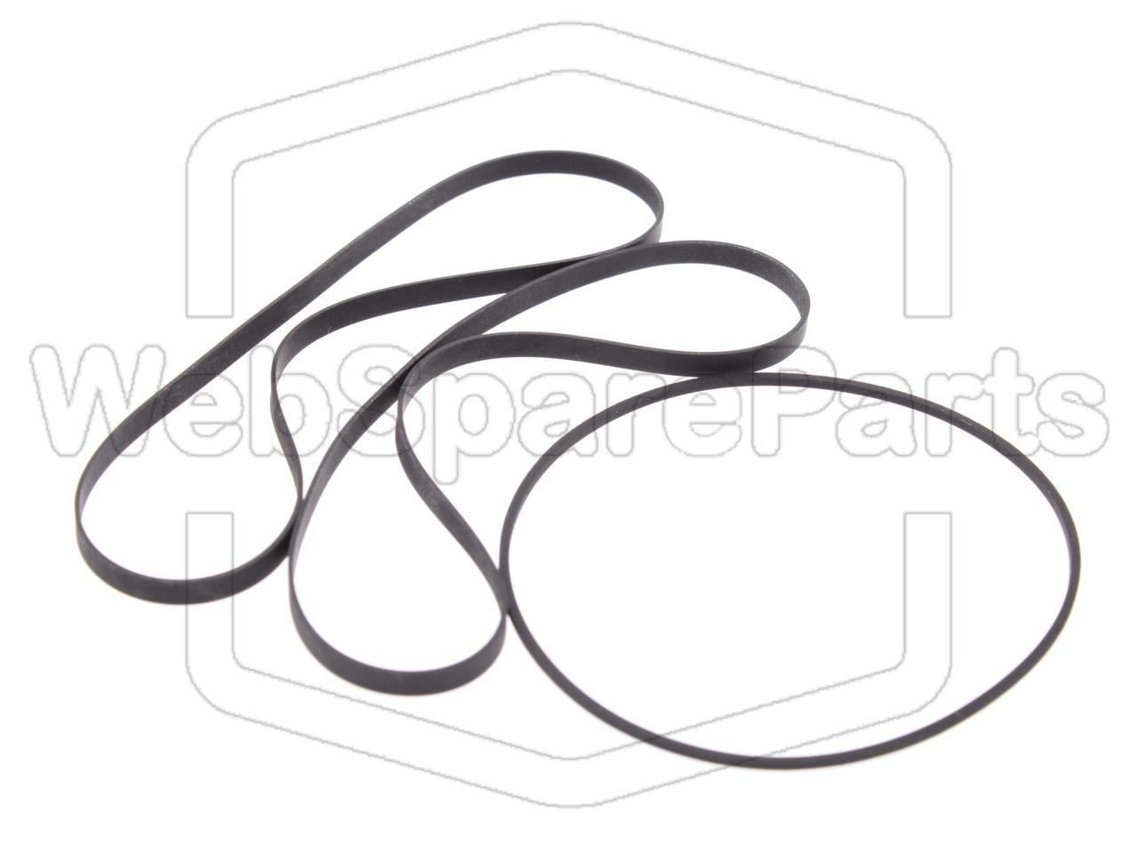 Kit de courroies pour lecteur cassette Yamaha KX-W232