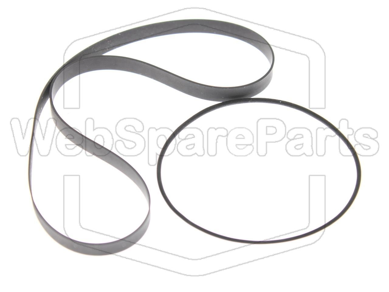 Kit de courroies Pour Magnétophone cassette stéréo Technics RS-B49R