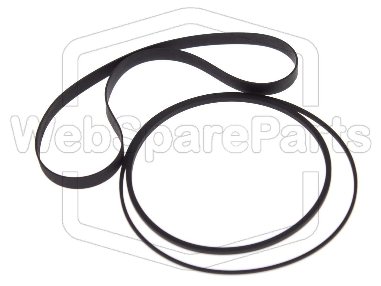 Kit de courroies pour lecteur cassette Technics RS-B14