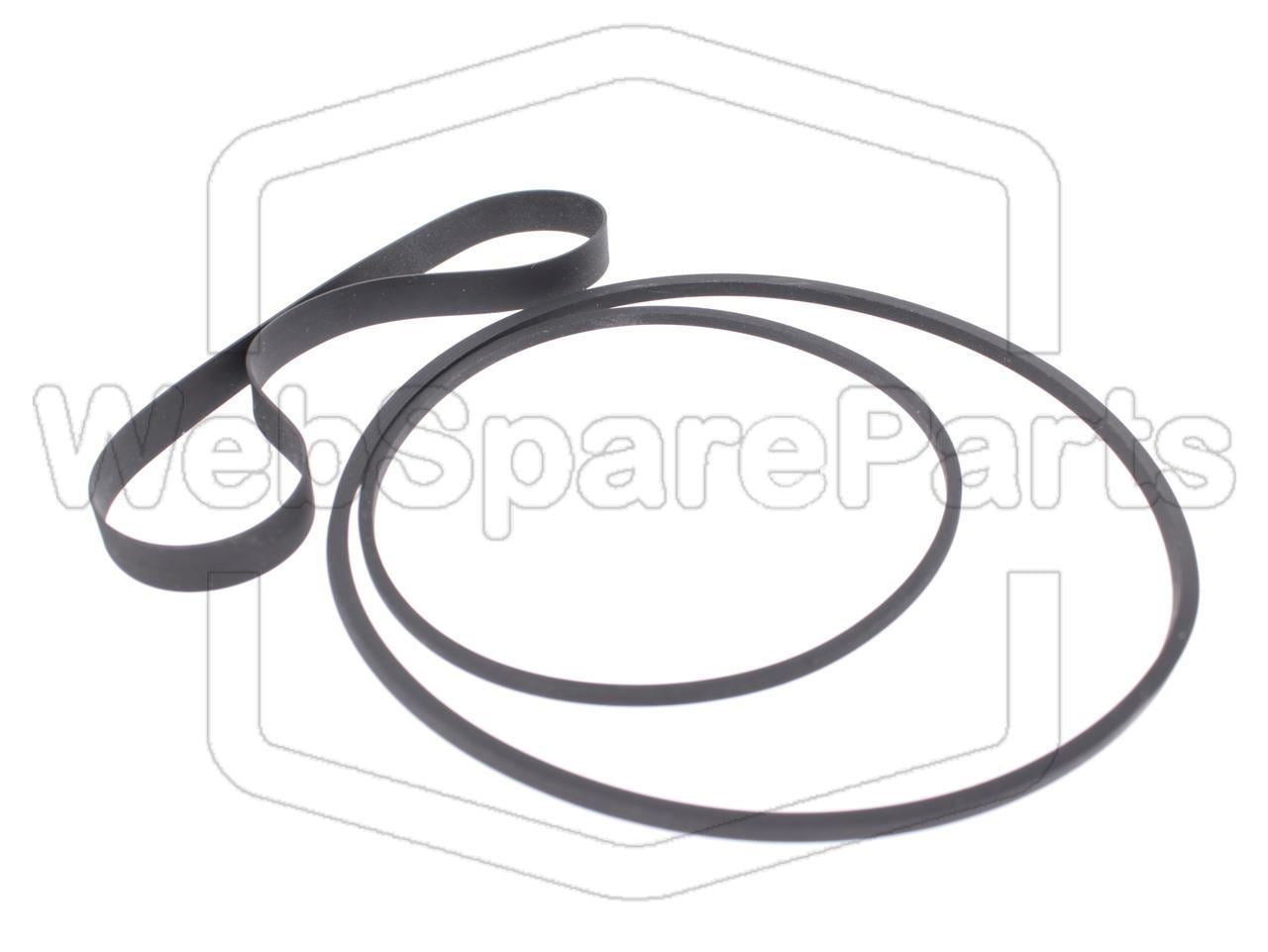 Kit Courroies Pour Magnétoscope Universum TR-15500 Betamax