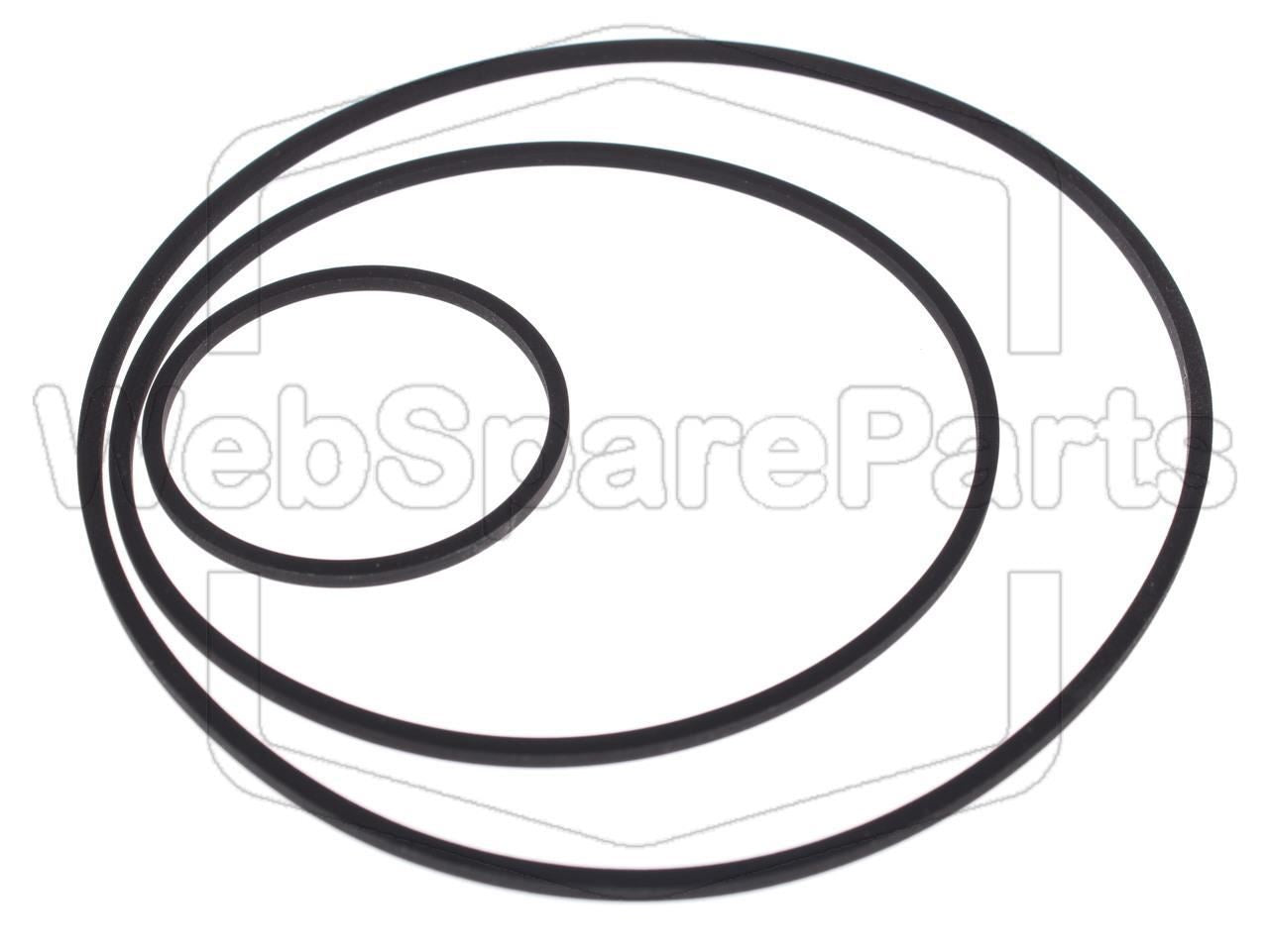 Kit de courroies pour magnétoscope Multitech MV-092