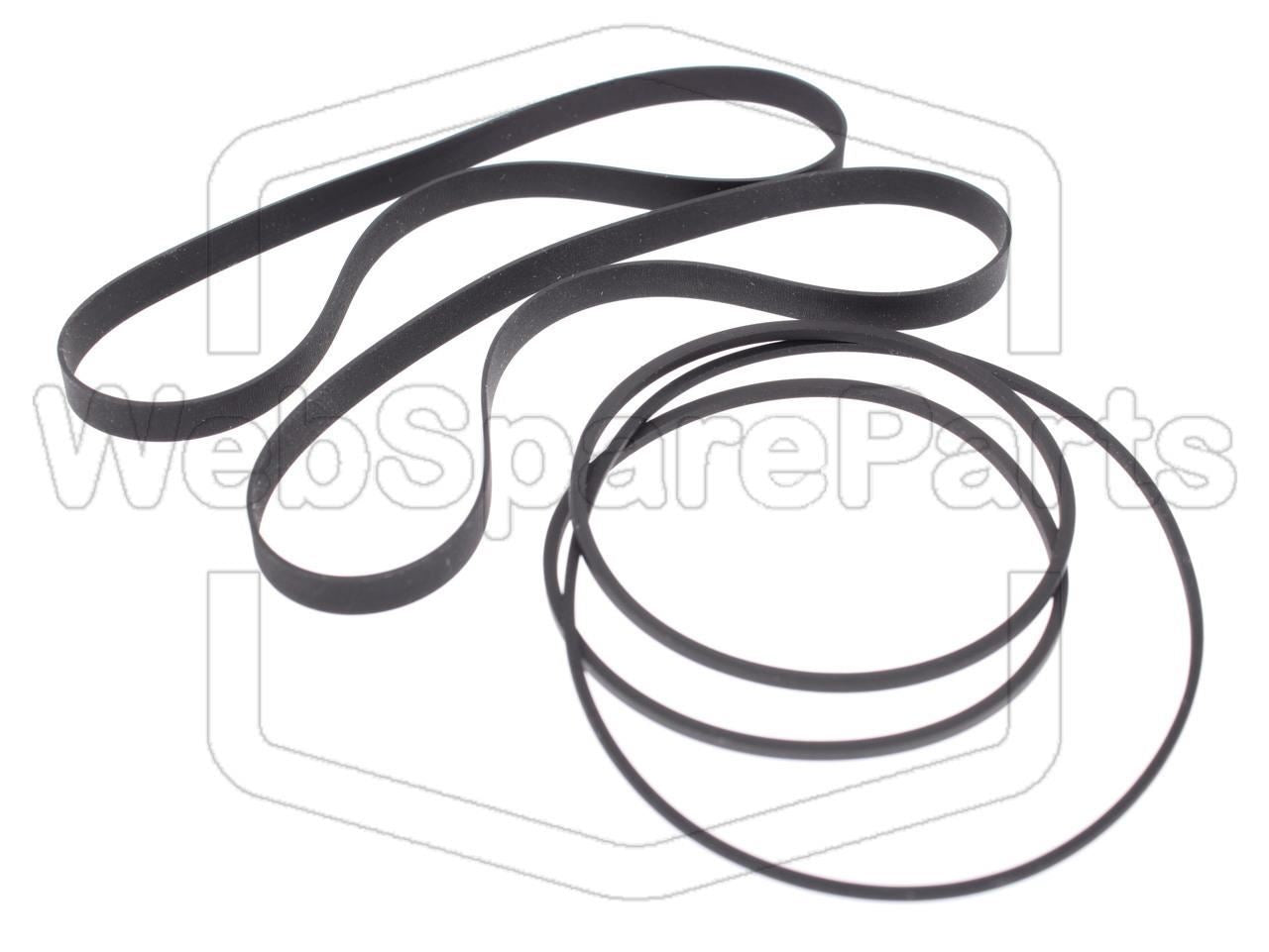 Kit Courroies Pour Platine Cassette Teac W-470