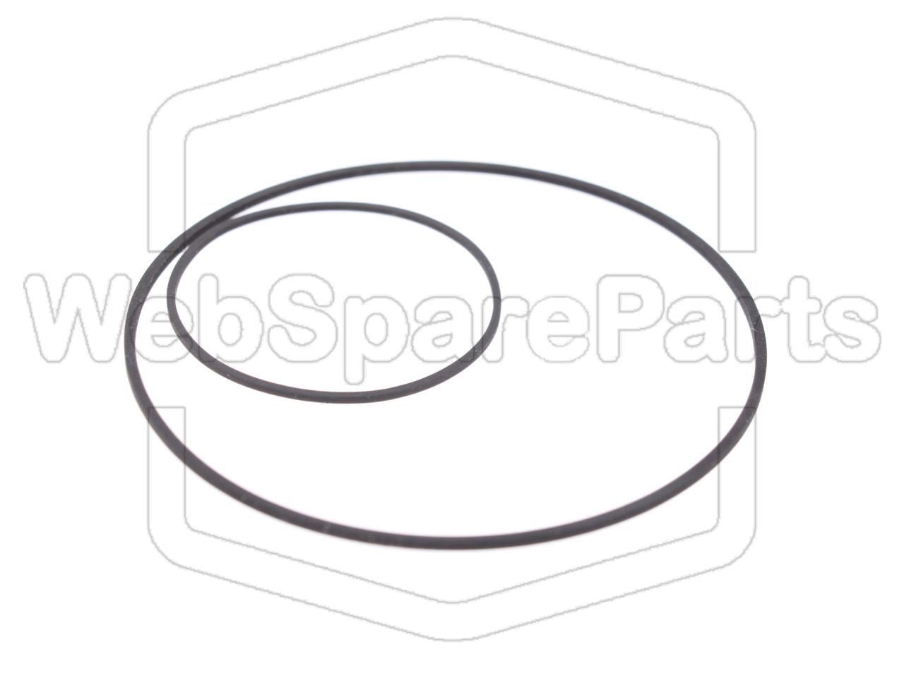 Kit courroies compatible Sony M-679V pour réparation lecteur cassette