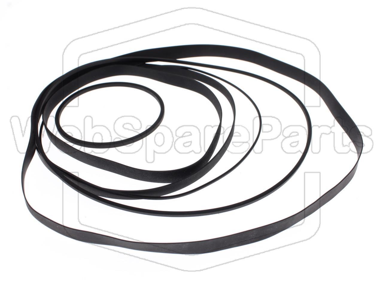 Kit Courroies Pour Magnétoscope NEC PVC-2300 Betamax