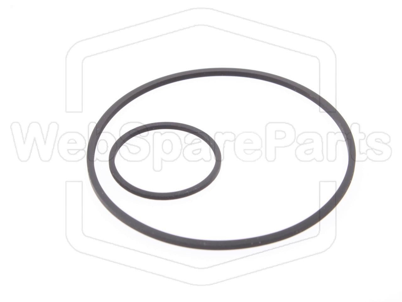 Kit courroies de rechange para lecteur CD Sony HCD-MD500.