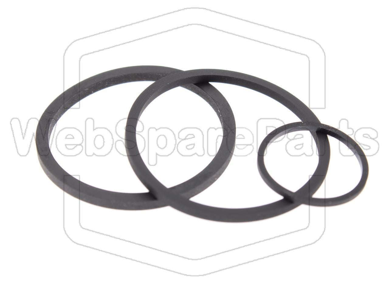 Kit courroies de rechange para lecteur CD Yamaha CDC-675.