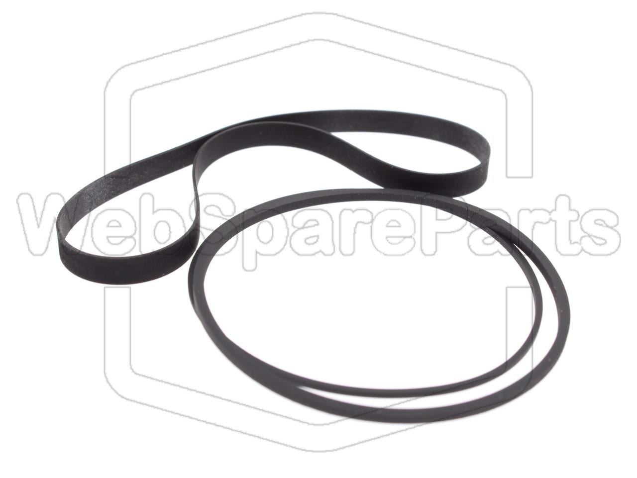 Kit Courroies Pour Platine Cassette Sanyo C-7