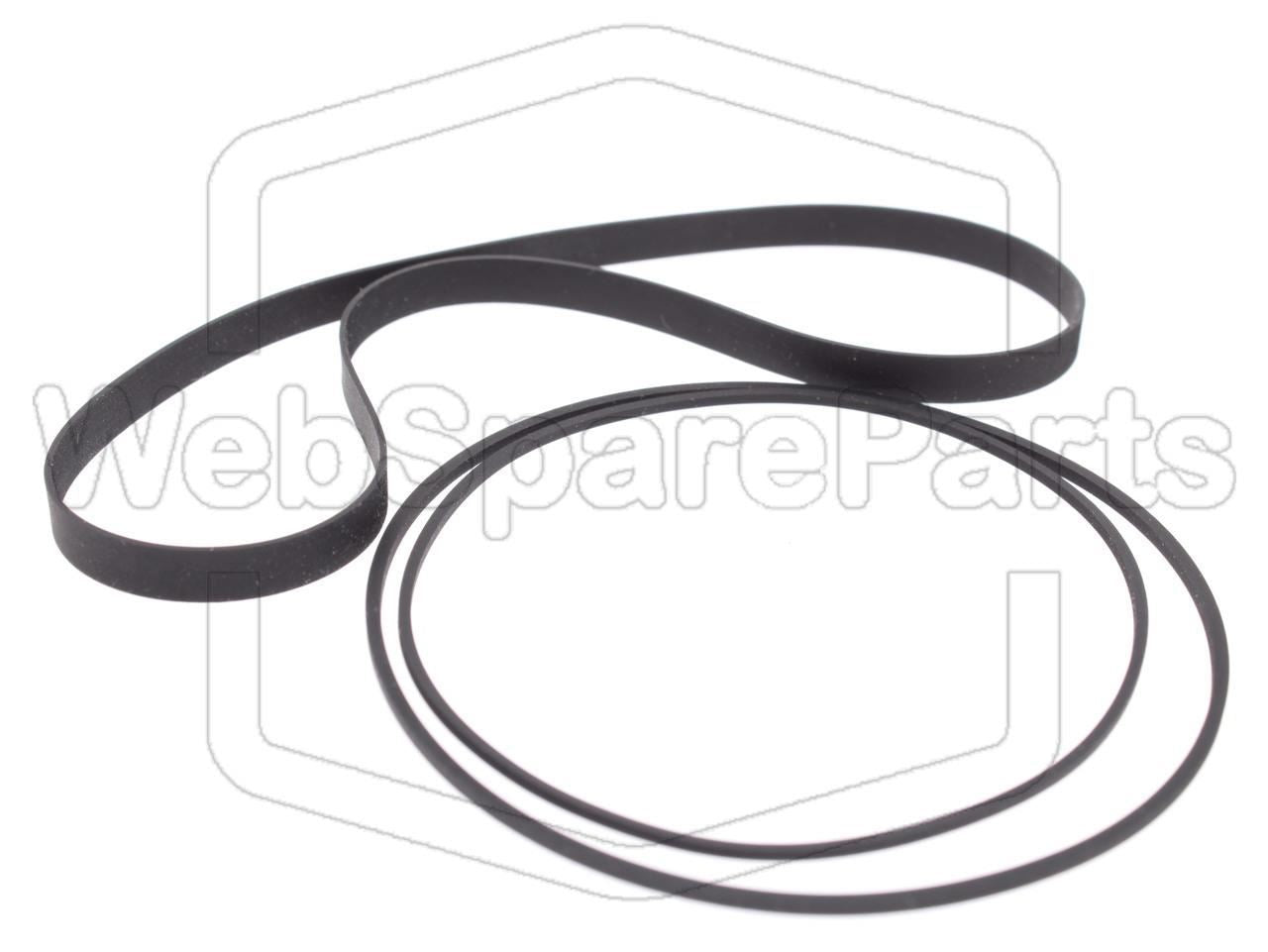 Kit Courroies Pour Magnétophone Bobine Akai GX-600D PRO
