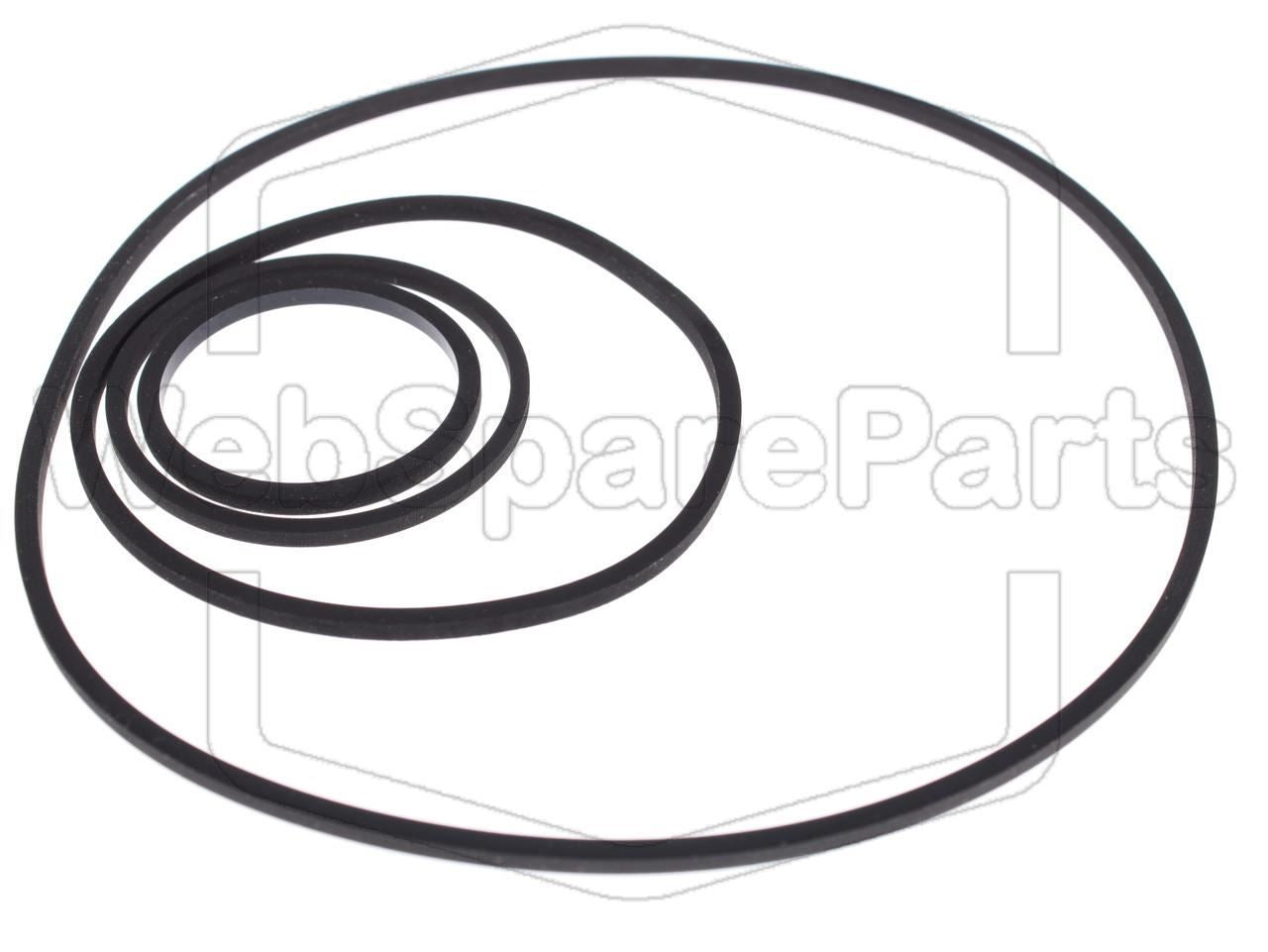 Kit Courroies Pour Magnétoscope Panasonic AG-6810 S/E