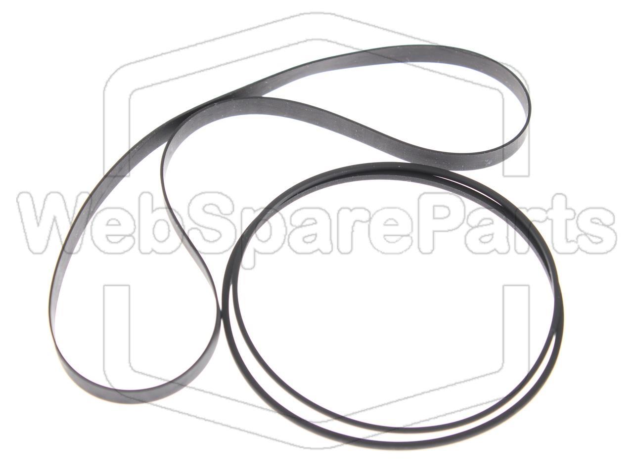Kit Courroies Pour Platine Cassette Sharp VZ-2000