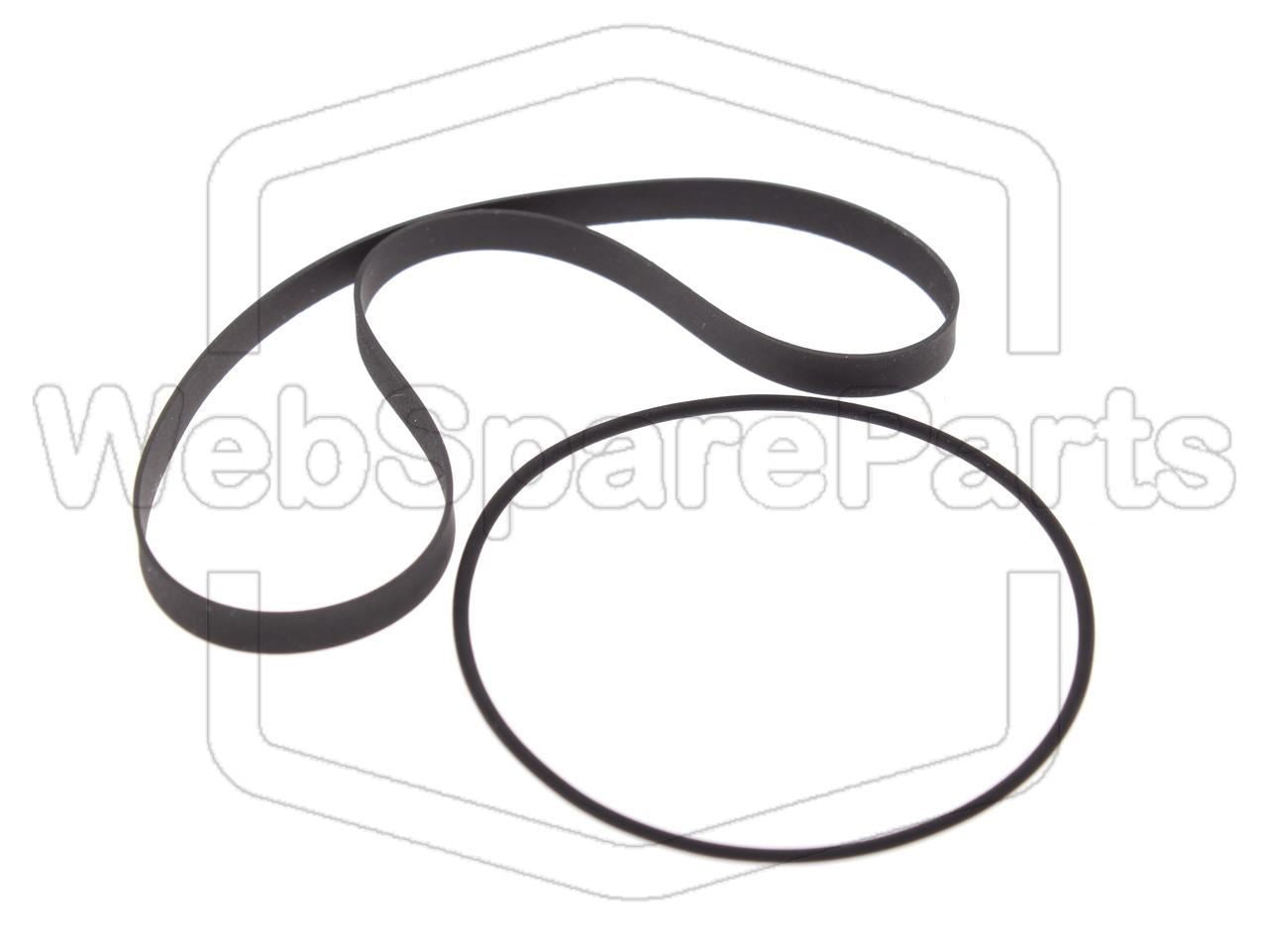 Kit Courroies Pour Platine Cassette Panasonic RX-DS660