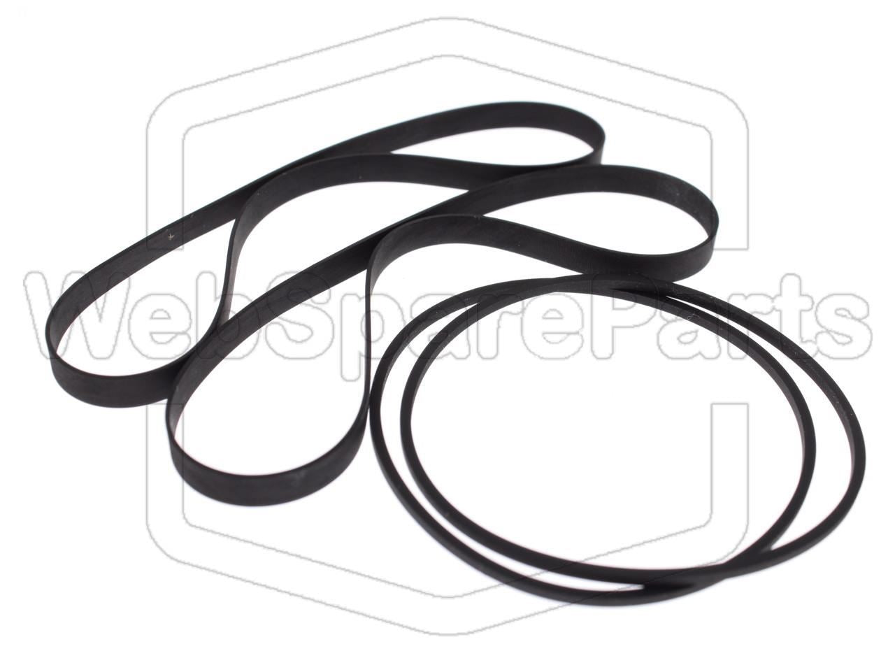 Kit Courroies Pour Platine Cassette Sony TC-WE475