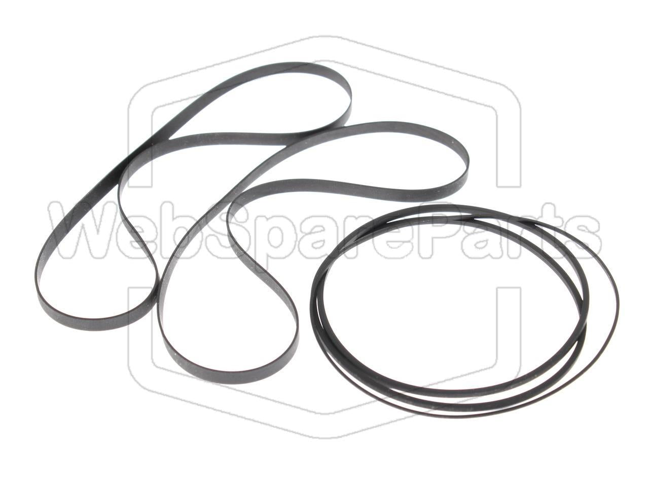 Kit Courroies Pour Pioneer CT-1270WR Double Cassette Deck