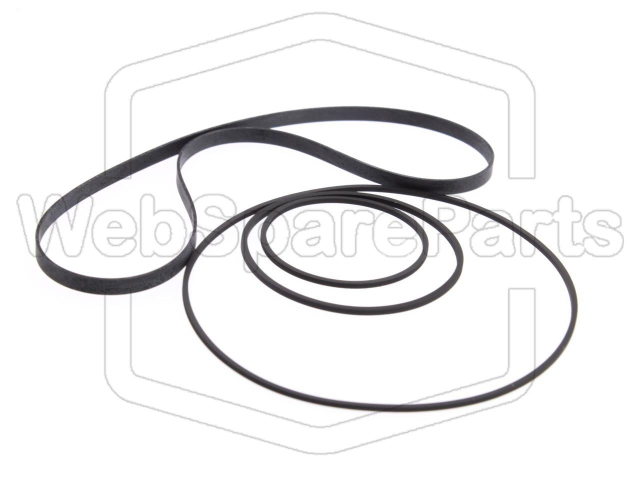 Kit Courroies Pour Platine Cassette Technics RS-M07