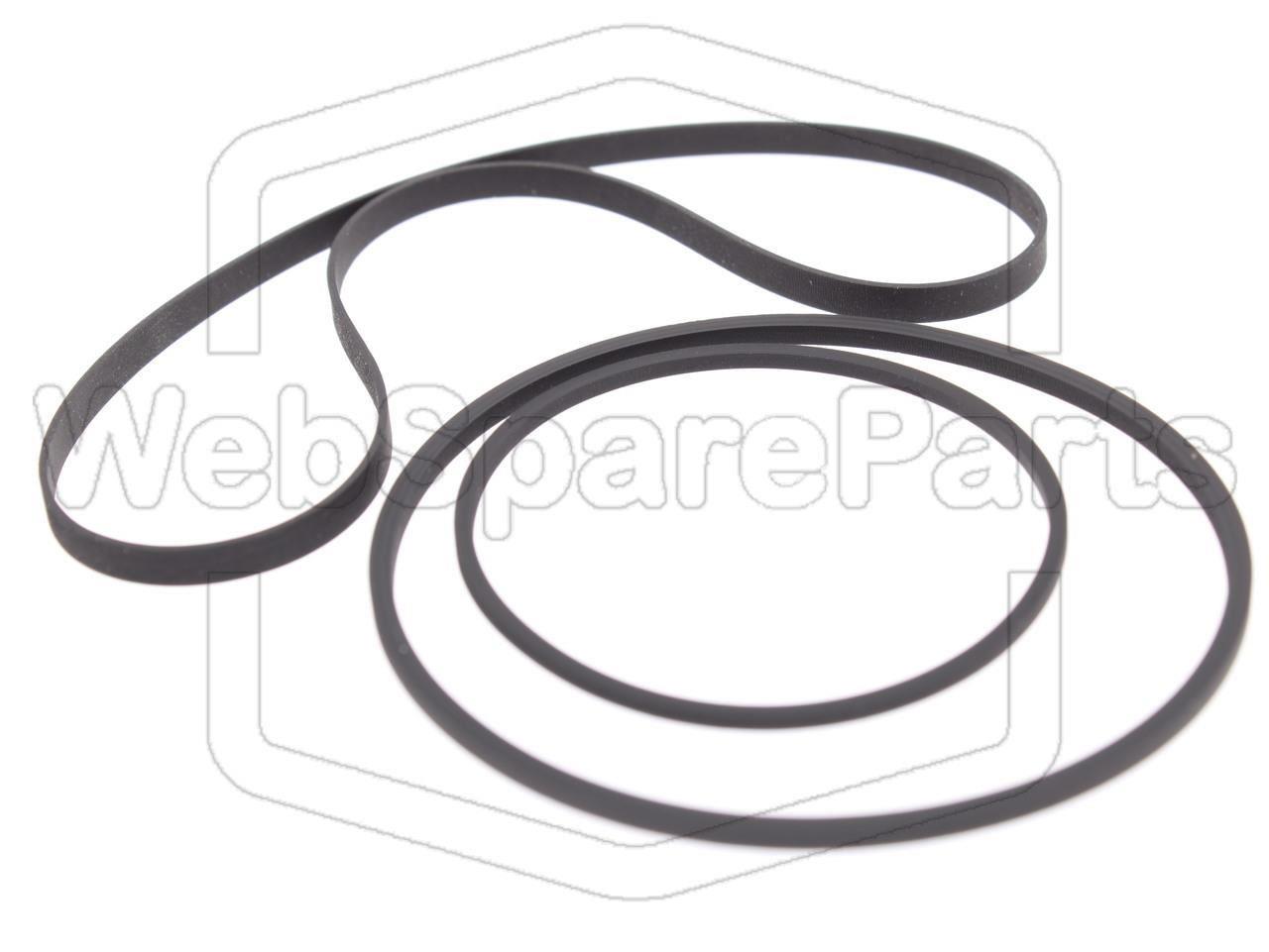 Kit Courroies Pour Platine Cassette Denon UDR-F07 (DF-07)
