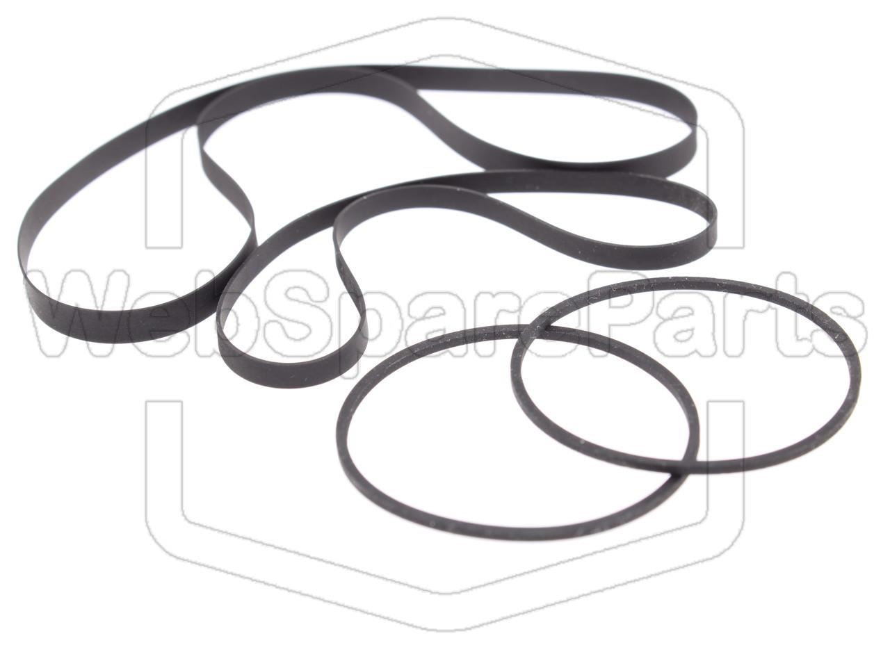 Kit Courroies Pour Double Platine Cassette Kenwood CT-403