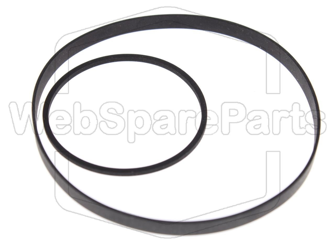 Kit courroies de rechange pour autoradio cassette Becker Mexico Type 485.