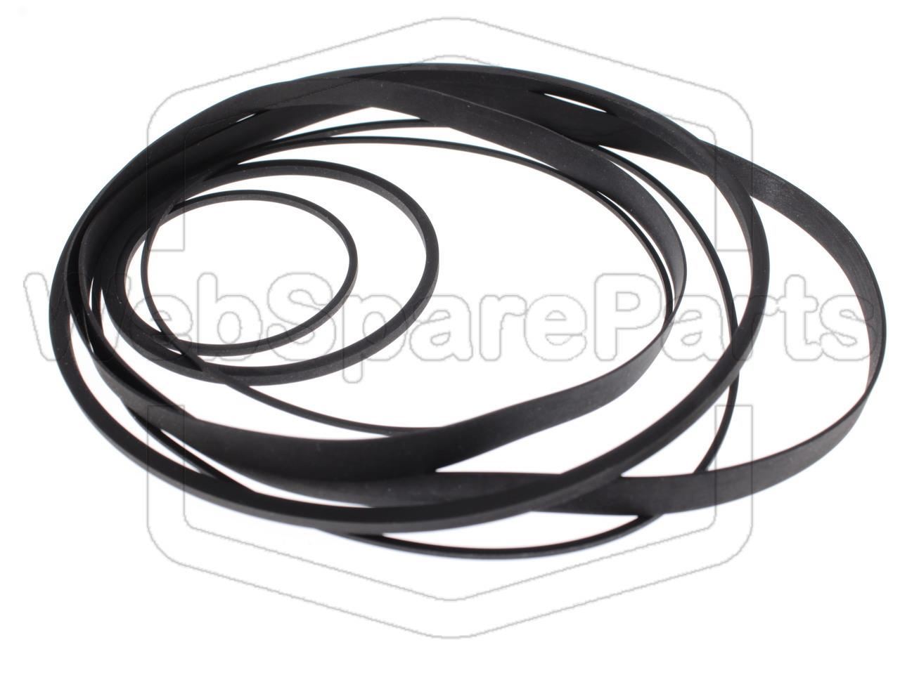 Kit Courroies Pour Magnétoscope Toshiba V-5480 Betamax