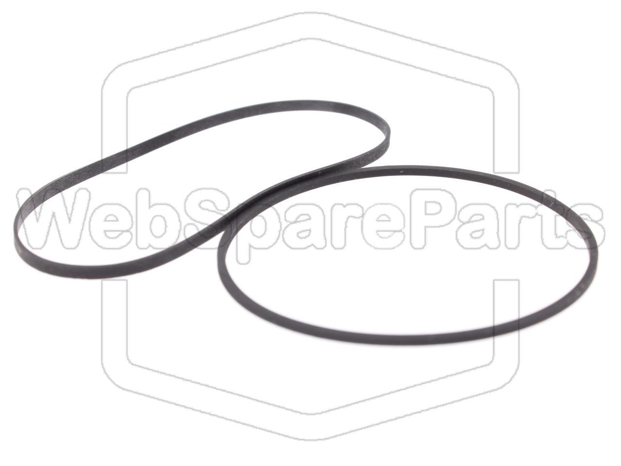 Kit courroies compatible Panasonic RX-DS27 pour réparation radio cassette
