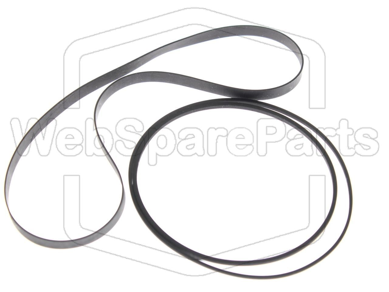 Kit de Courroies Pour Platine Cassette Sharp SC-1250 H