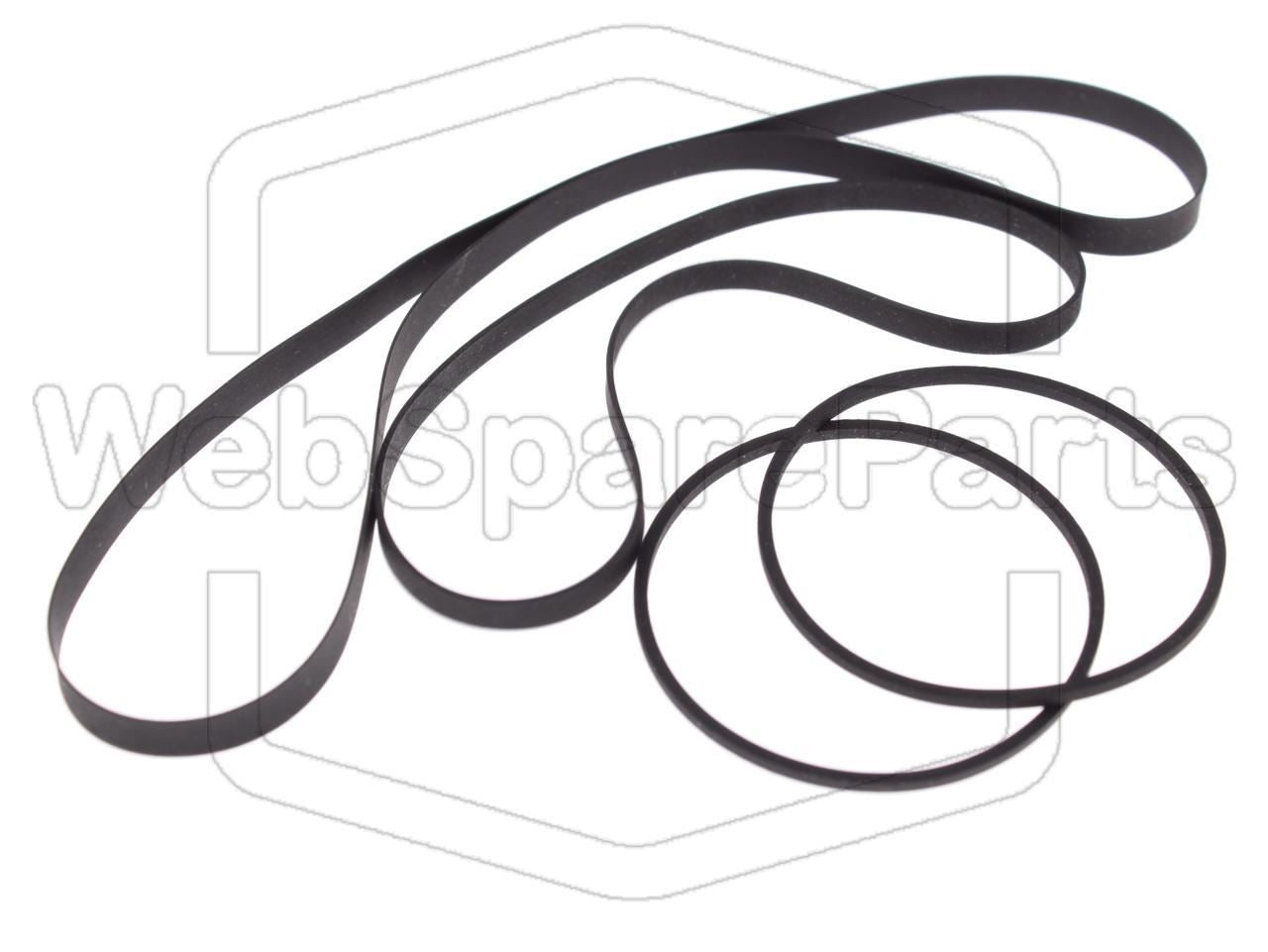 Kit Courroies Pour Platine Cassette Sony HCD-GRX20