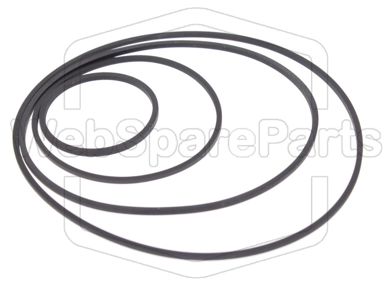 Kit Courroies Pour Platine Cassette Aiwa AD-6350