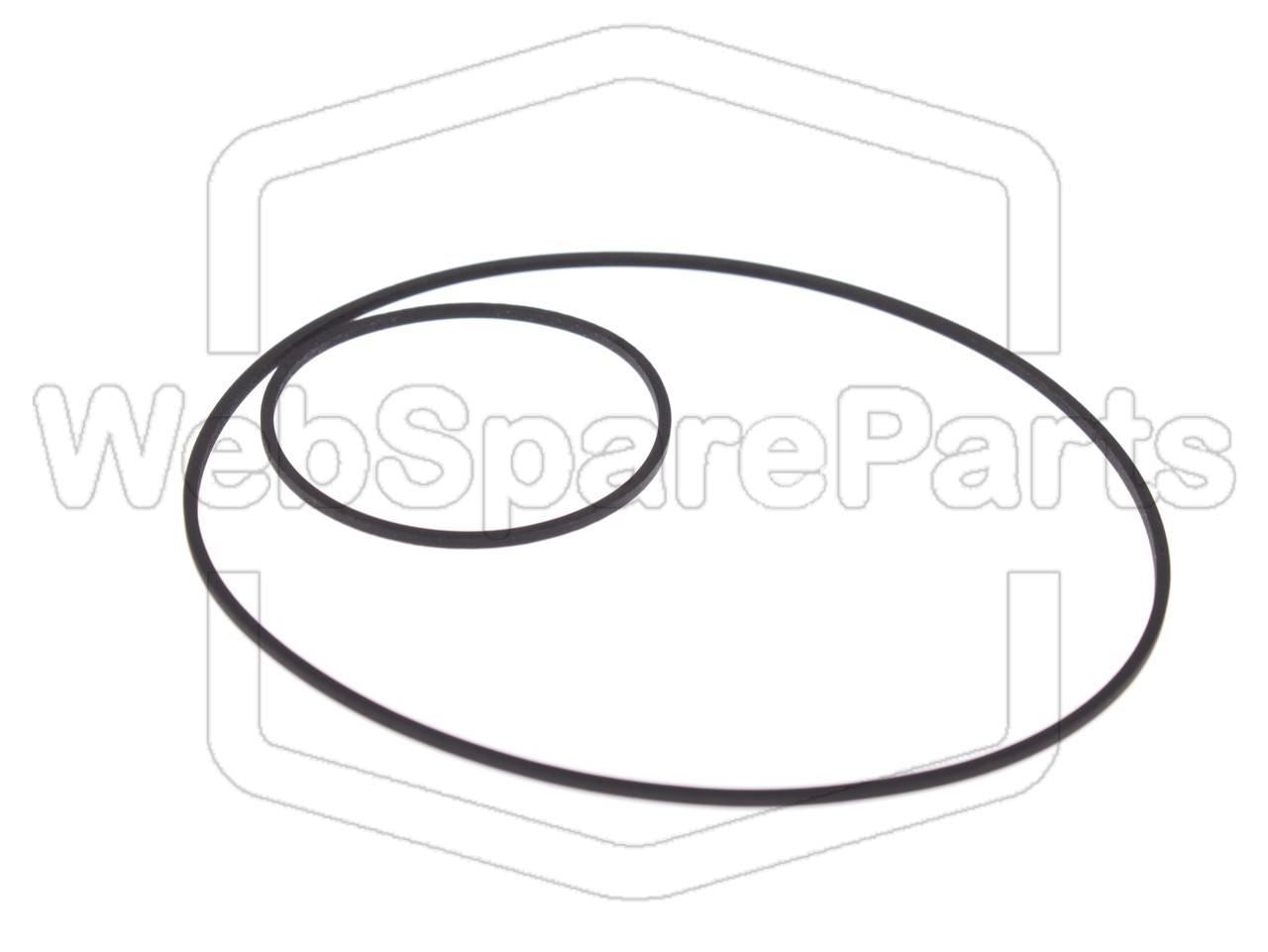 Kit courroies de rechange pour autoradio cassette Blaupunkt Toronto SQR45.