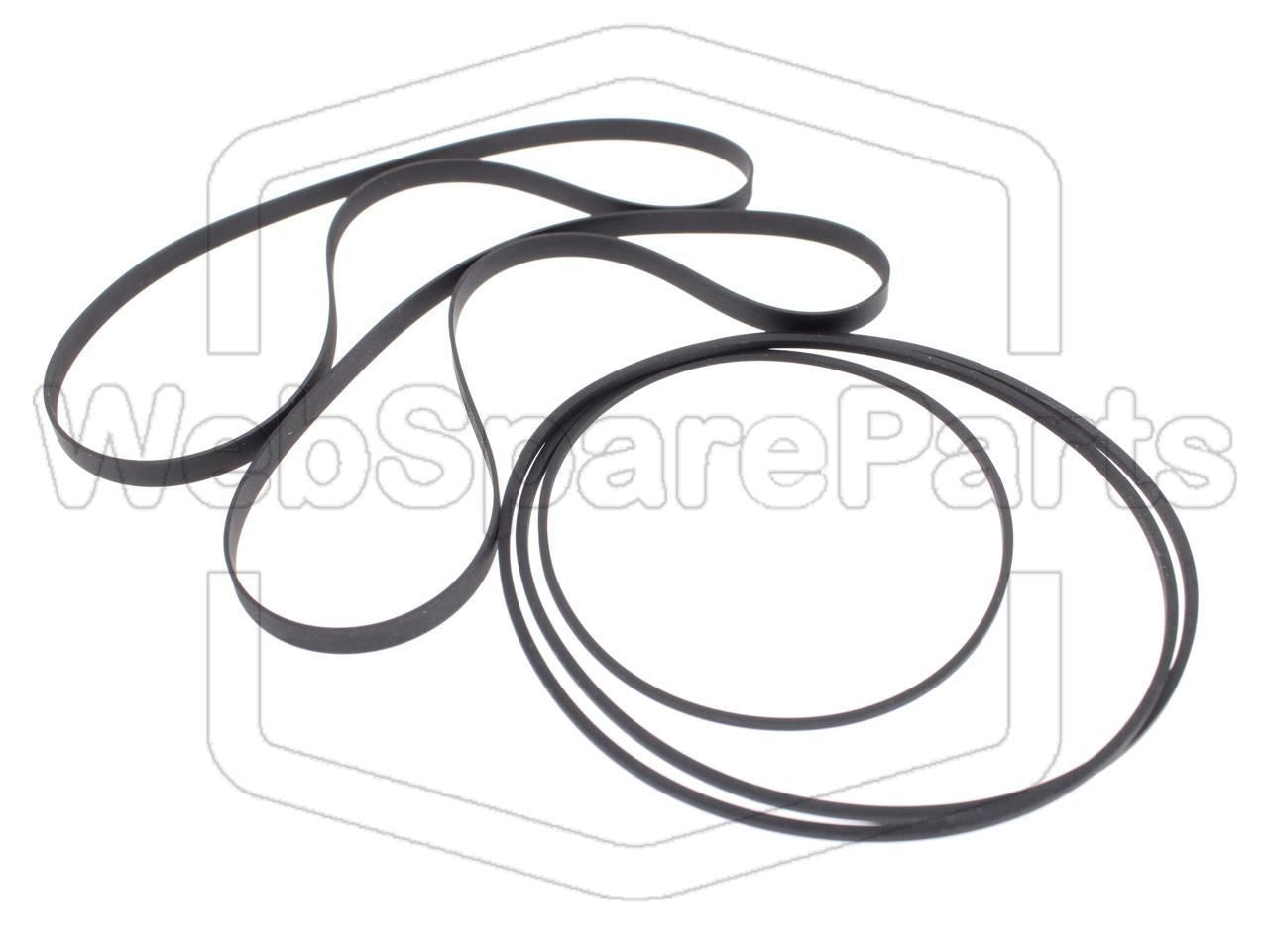 Kit Courroies Pour Platine Cassette Aiwa AD-WX110