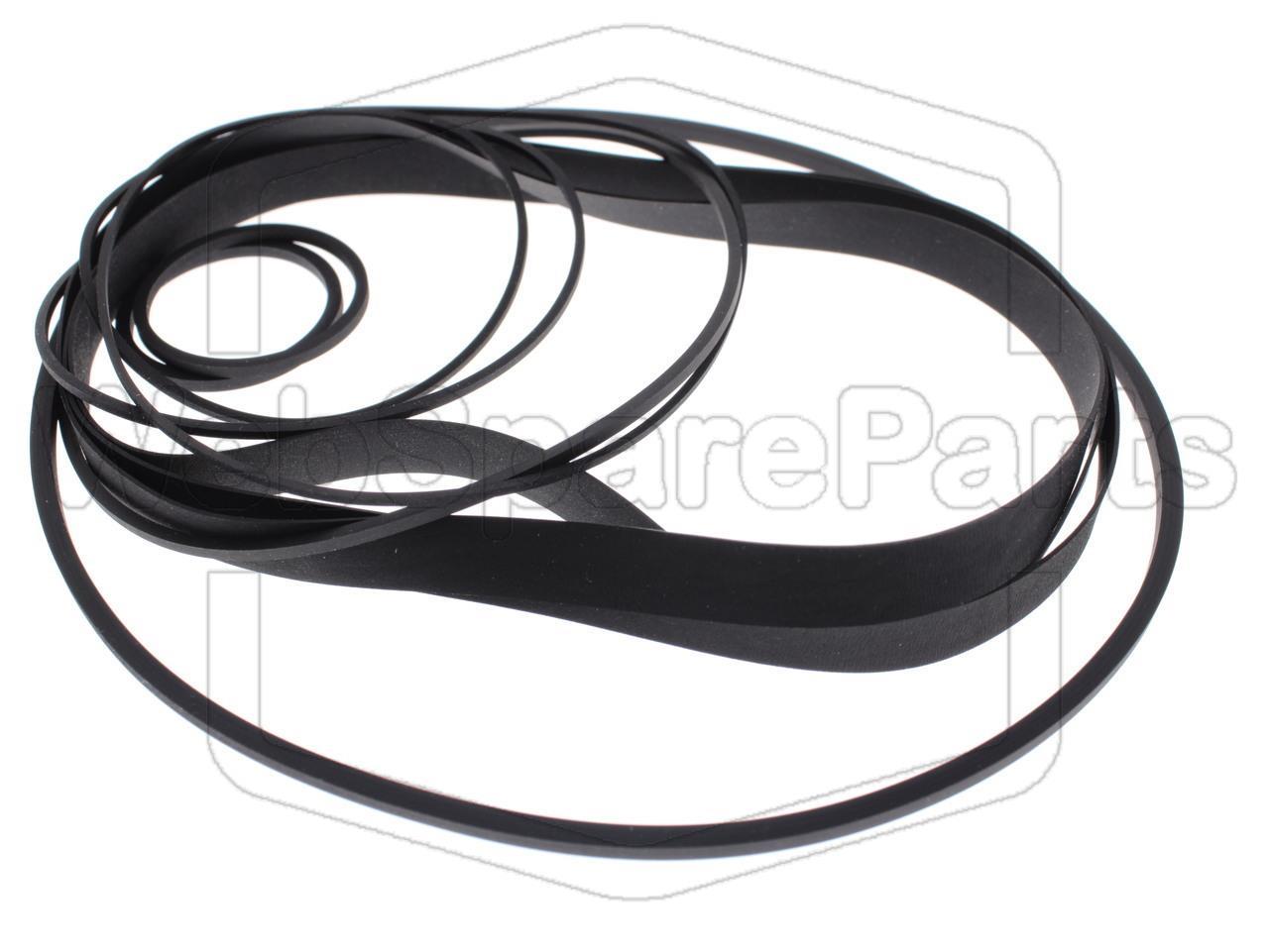 Kit Courroies Pour Magnétoscope Blaupunkt RTX-100E Portable