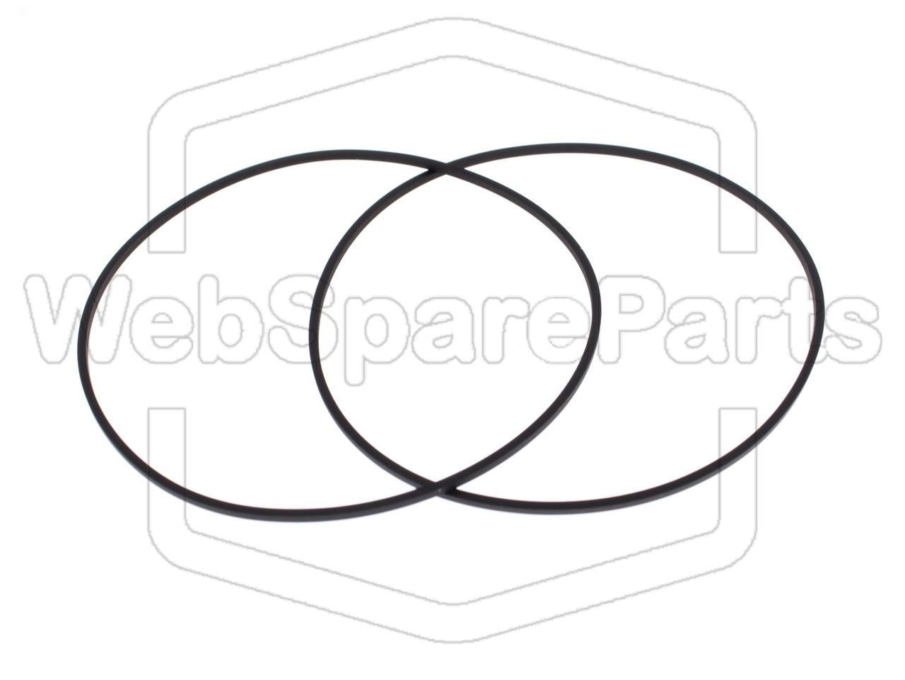 Kit de courroies pour lecteur cassette Sony PMC-107L