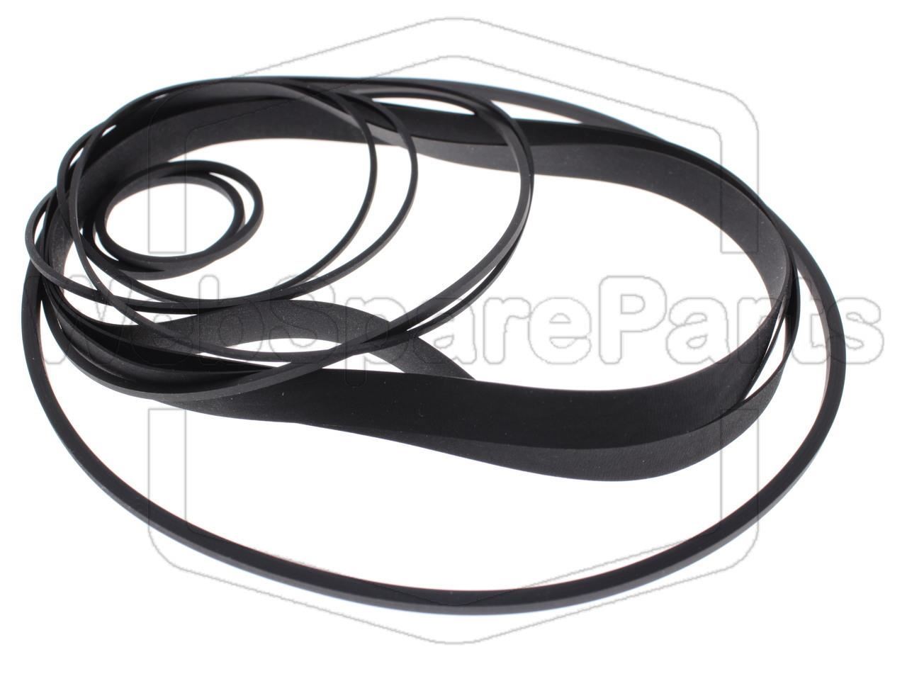 Kit Courroies Pour Magnétoscope Blaupunkt RTX-100E Portable