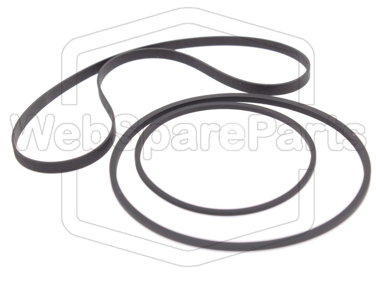 Kit Courroies Pour Platine Cassette Denon DRR-F100 (DF-100)