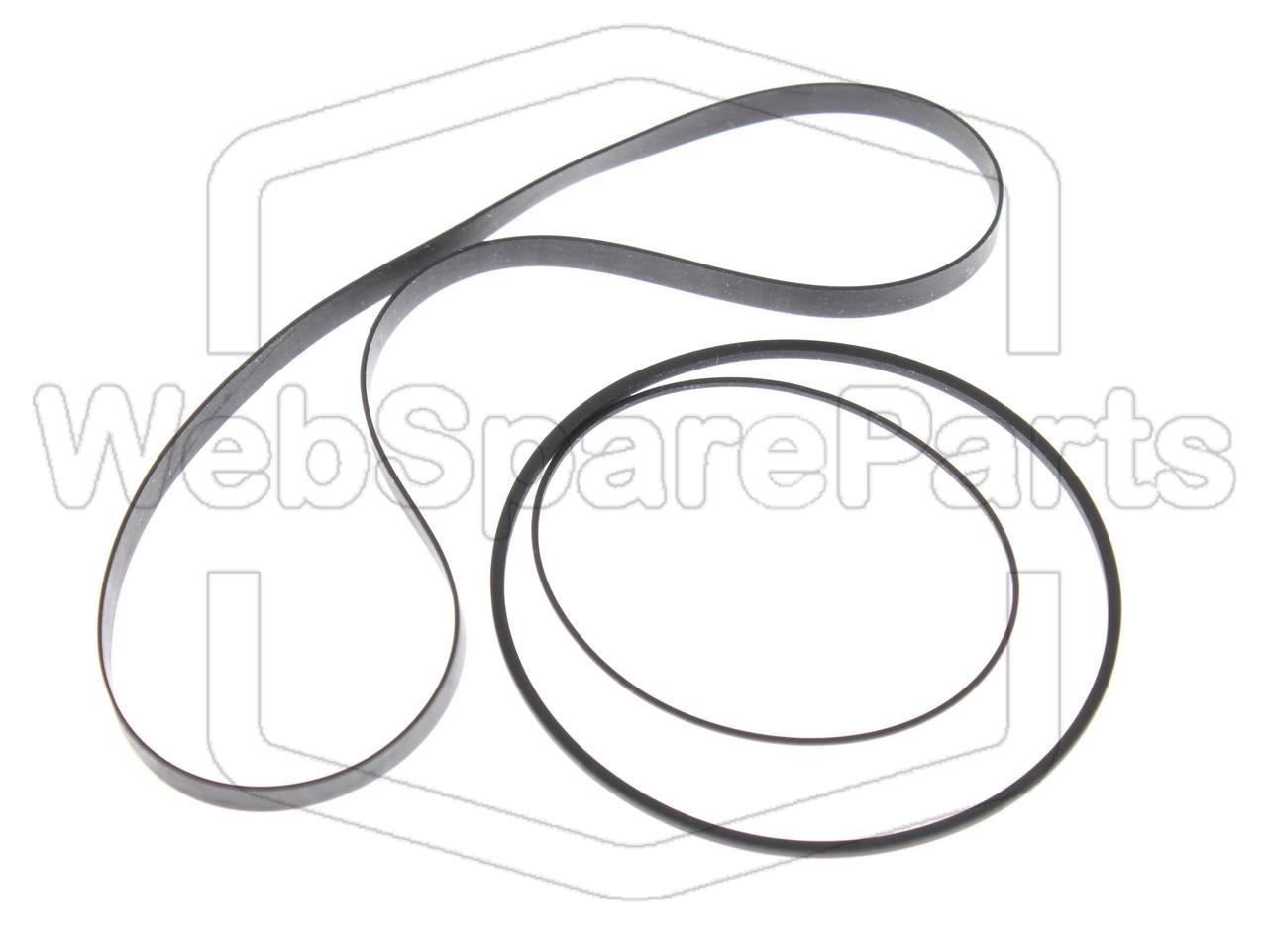 Kit de Courroies Pour Platine Cassette Sharp GF-8787