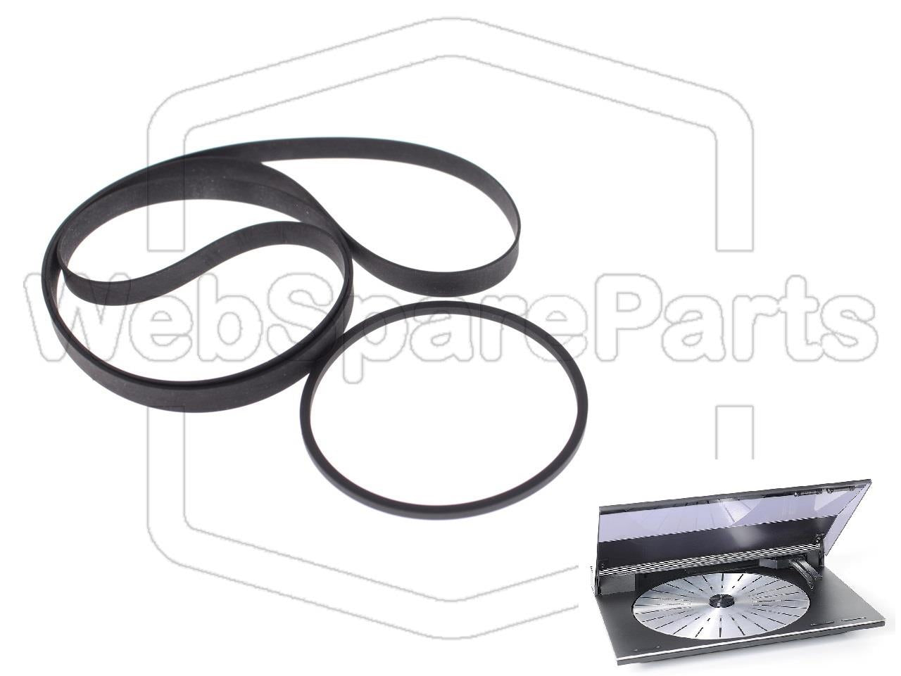 Kit courroies pour platine vinyle Bang & Olufsen Beogram 3000 Type 5903