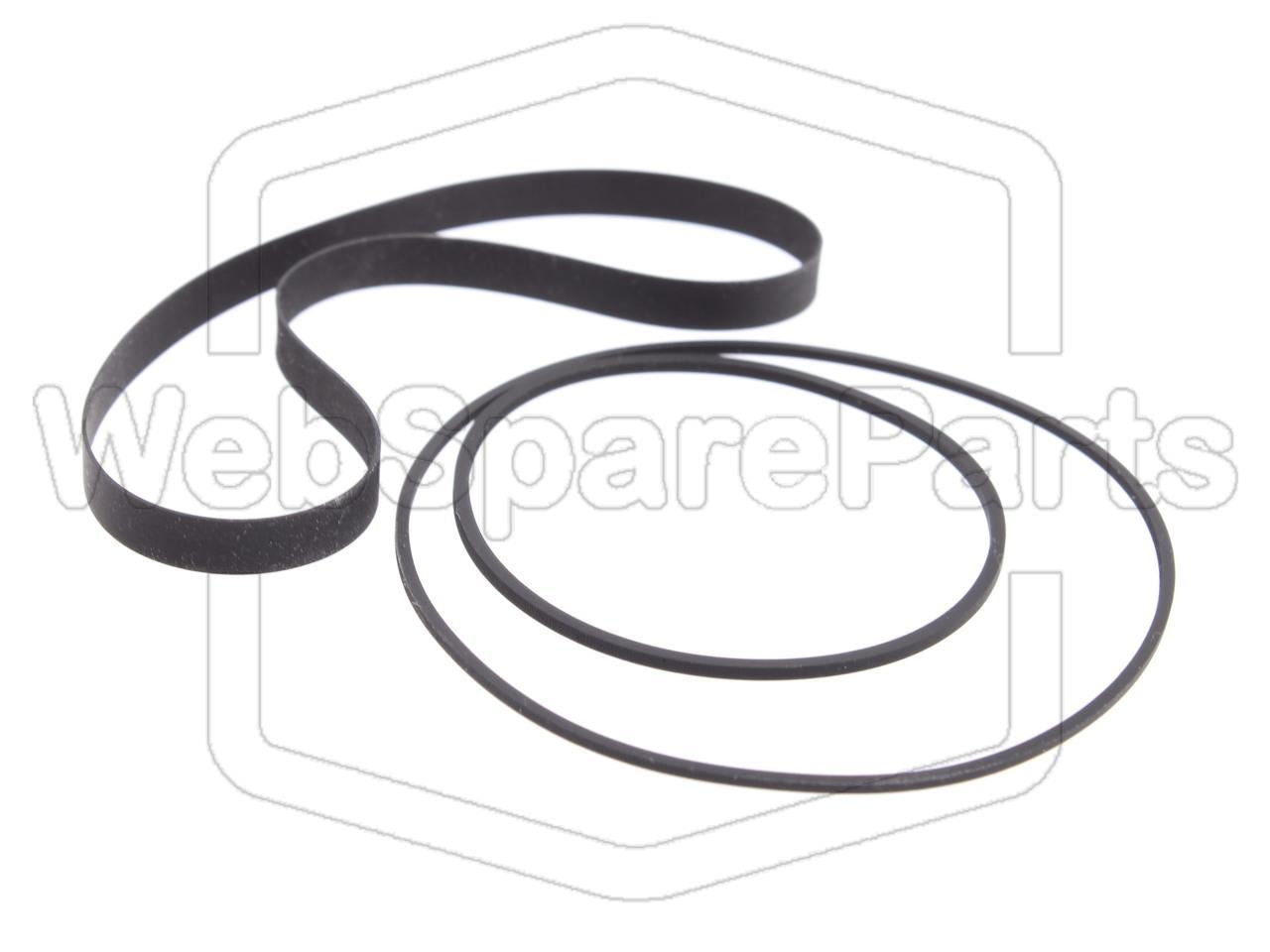 Kit Courroies Pour Platine Cassette Akai CS-F110