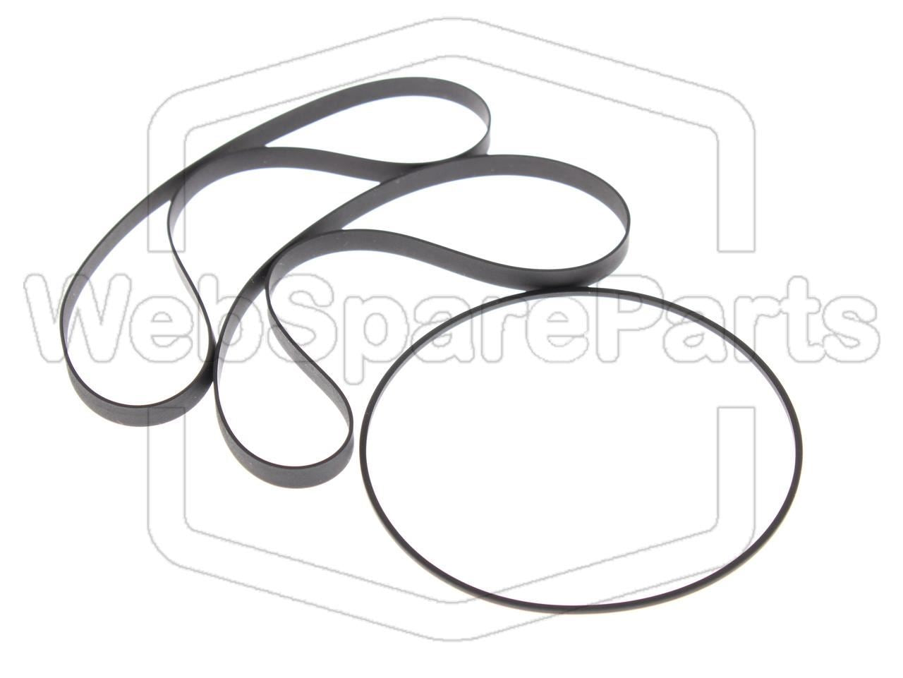 Kit Courroies Pour Double Cassette Deck Sony LBT-V11W
