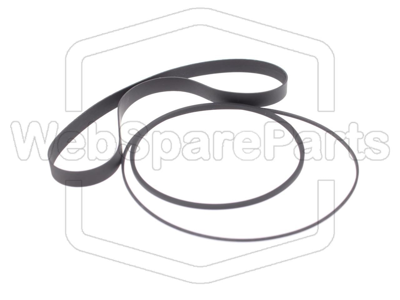Kit de courroies pour lecteur cassette Luxman K-240