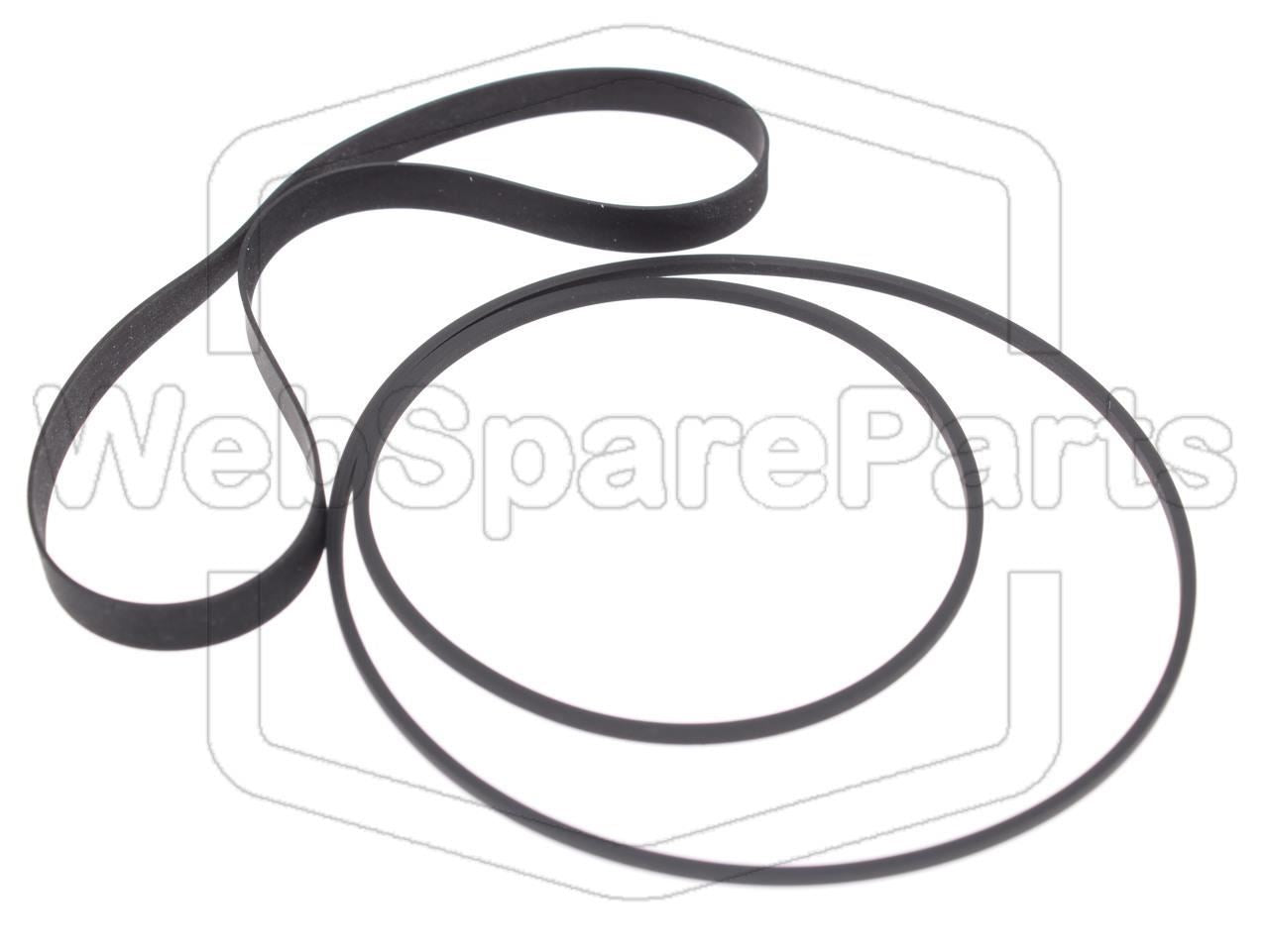 Kit Courroies Pour Platine Cassette Sharp RT-10