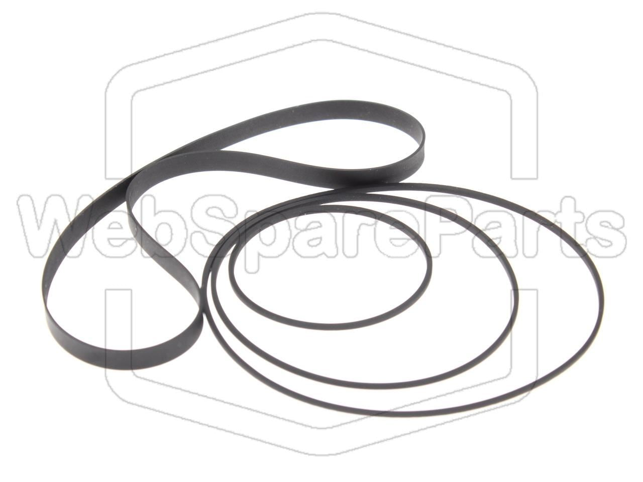 Kit Courroies Pour Platine Cassette Pour Rotel RMD-82