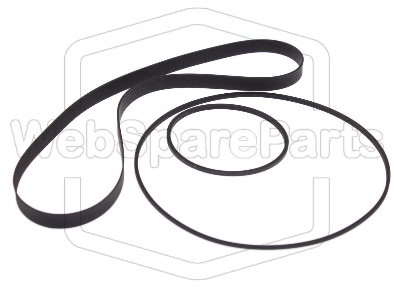Kit de courroies pour lecteur cassette Sony TC-U70