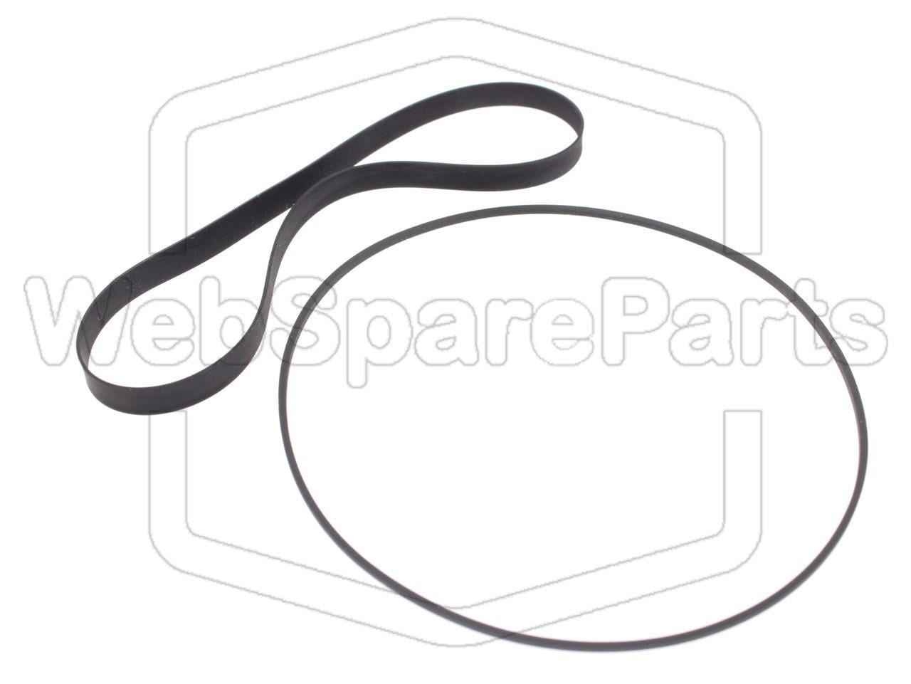 Kit de courroies pour lecteur cassette Sony TC-K33