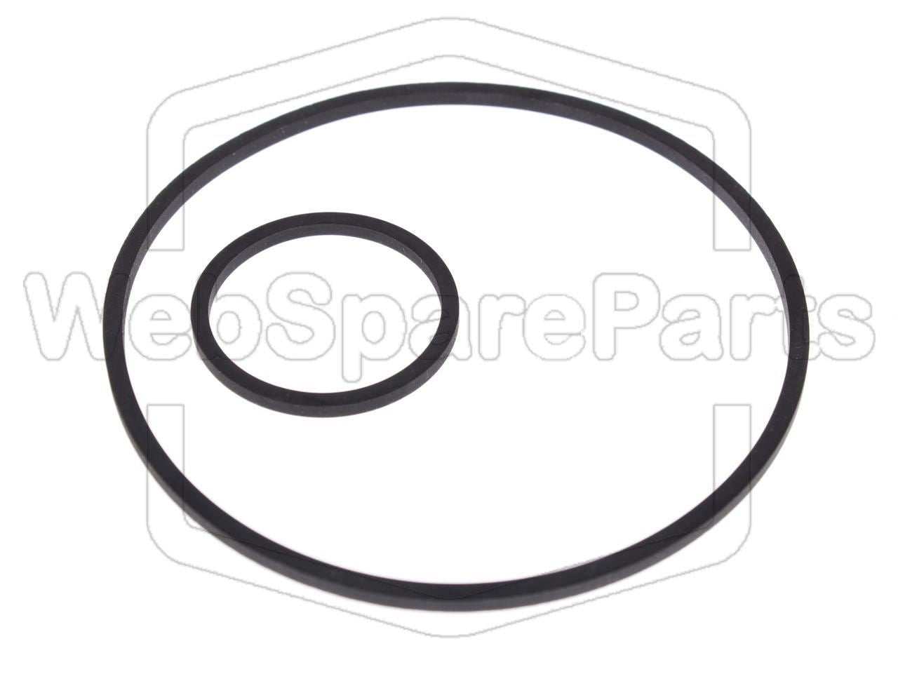 Kit Courroies Pour Magnétoscope Fisher FVH-P5000 UK