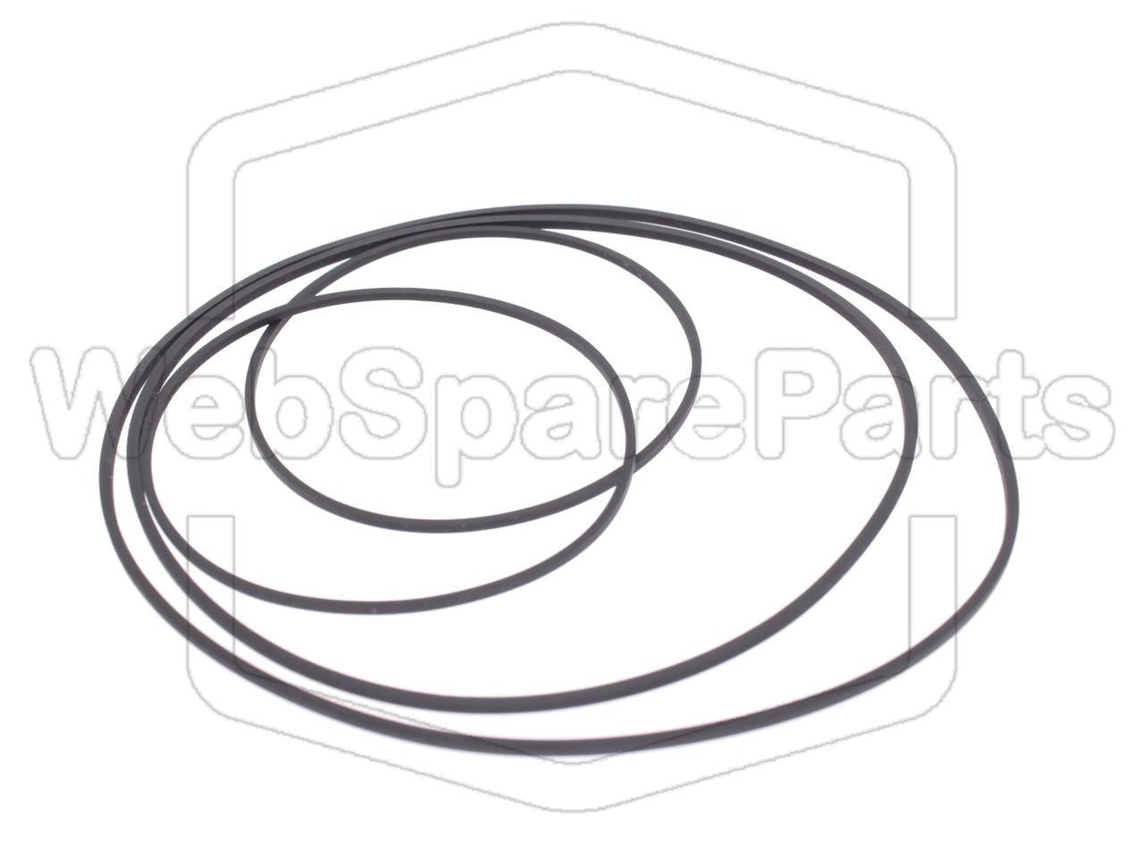 Kit Courroies Pour Platine Cassette Pioneer CT-P5500WR (XS-P5500)