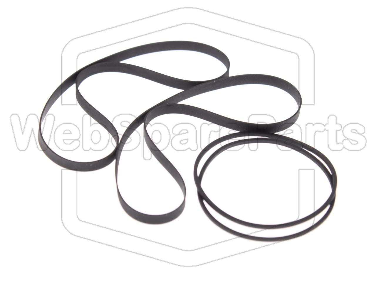 Kit Courroies Pour Double Platine Cassette Kenwood KX-W6070