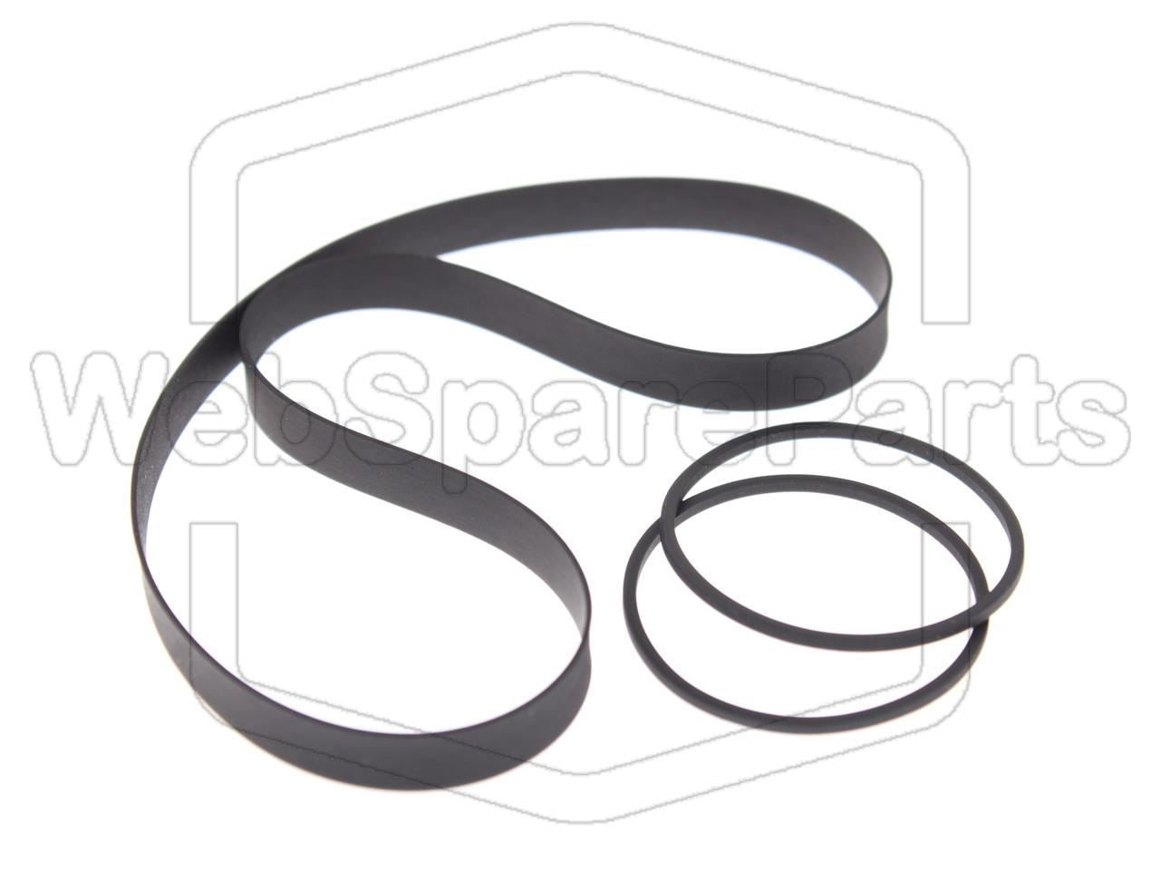 Kit Courroies Pour Platine Cassette Alpine Alpage AL-85