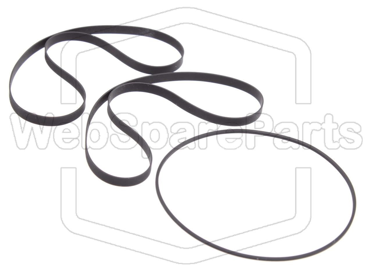Kit de courroies pour lecteur cassette Sony TC-WR77