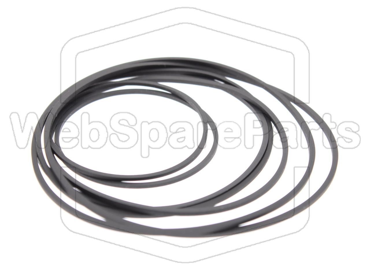 Kit Courroies Pour Double Platine Cassette Kenwood KX-64W