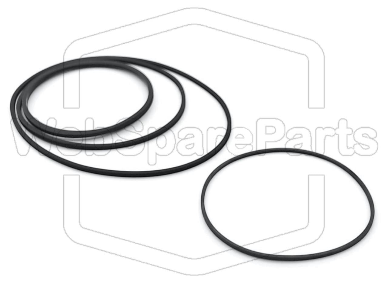 Kit Courroies Pour Platine Cassette Sharp CP-301E